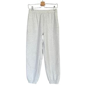 Aritzia Gray Cozy Sweatfleece Size S Mega Fit Sweatpants Lounge Pants Athleisure